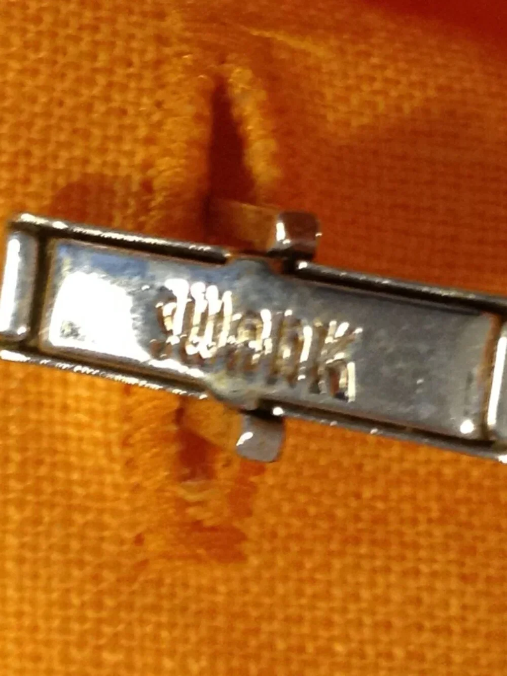 VTG Swank Unique Cuff Links/Tie Tack MCM Cool Avant Garde Atomic Age Sputnik